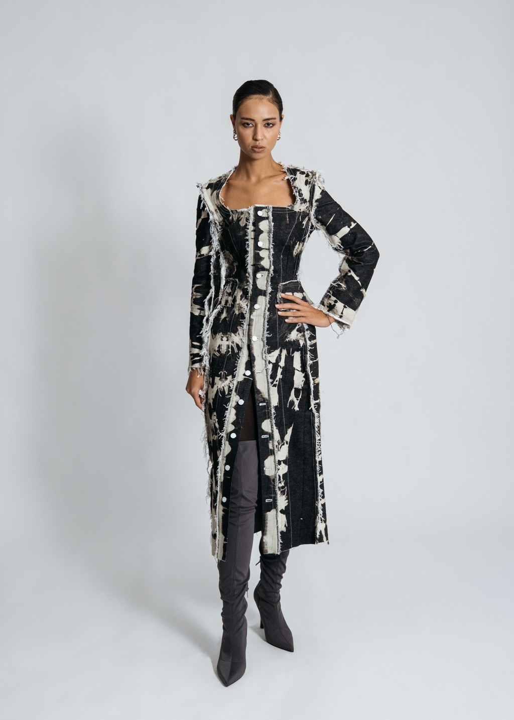 [SYSTEM ID: ERROR_503: Black Undetected Pattern Dress]