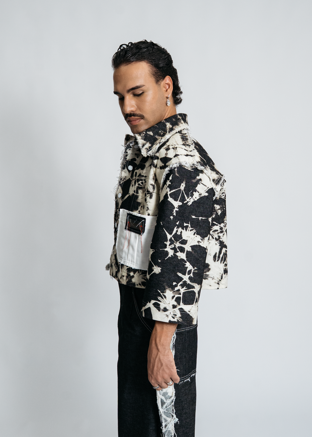 [SYSTEM ID: ERROR_409 – Black Dual Path Overshirt]