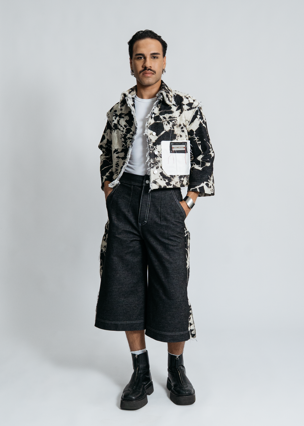 [SYSTEM ID: ERROR_101 – Black Cut-Off Signal Jorts]