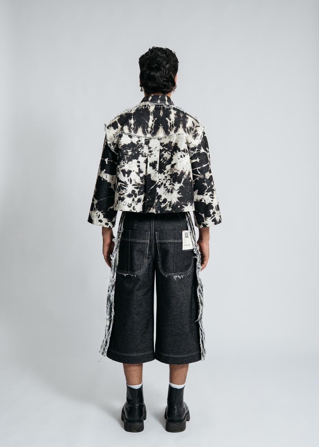 [SYSTEM ID: ERROR_101 – Black Cut-Off Signal Jorts]