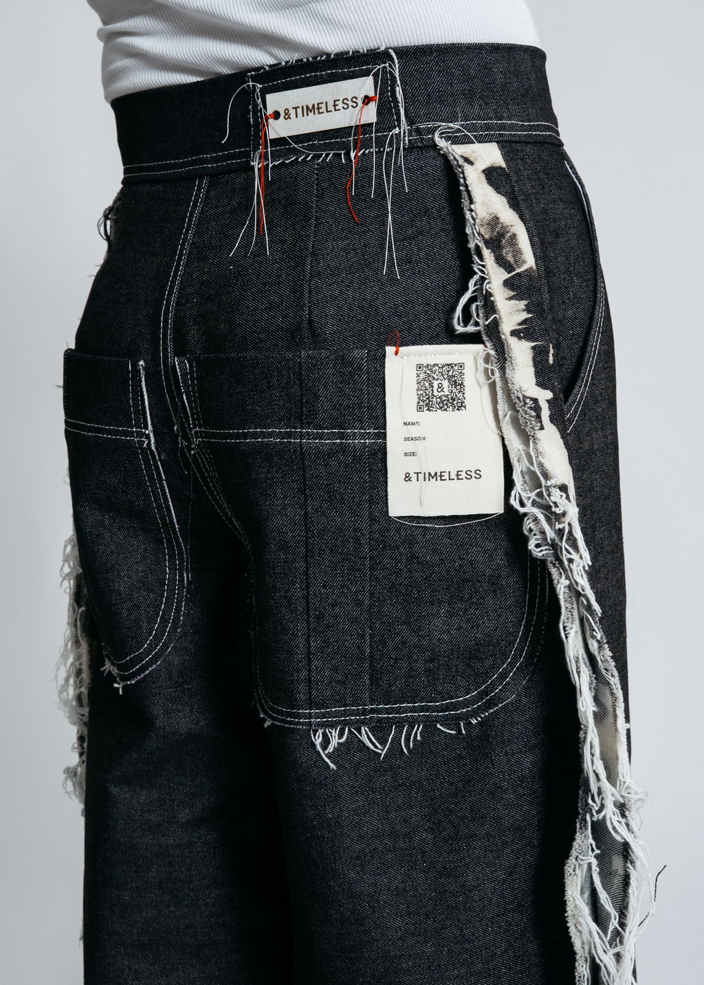 [SYSTEM ID: ERROR_101 – Black Cut-Off Signal Jorts]