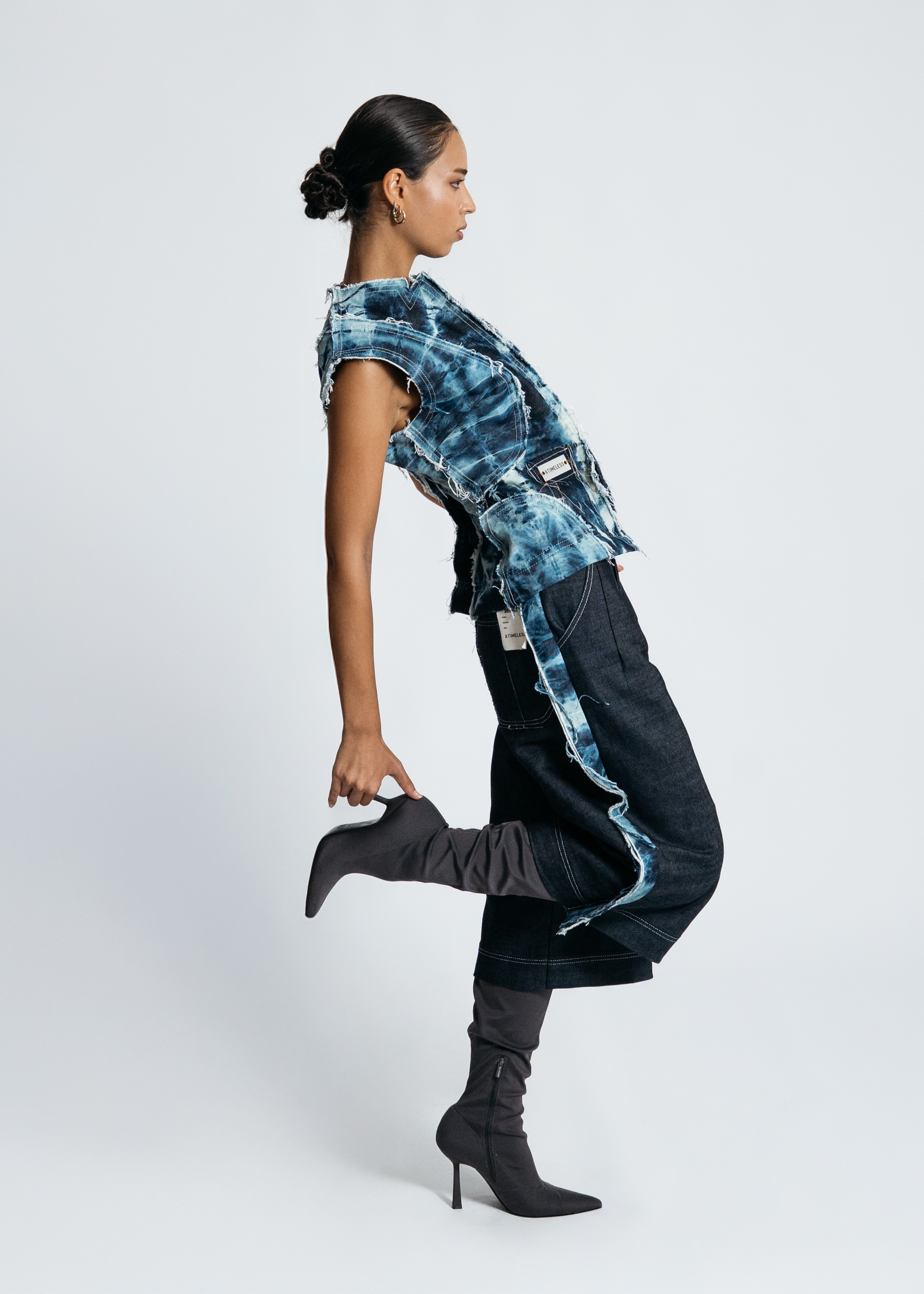 [SYSTEM ID: ERROR_304 – Blue Distressed Signal Vest]