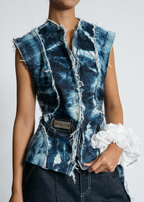[SYSTEM ID: ERROR_304 – Blue Distressed Signal Vest]