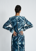 [SYSTEM ID: ERROR_503: Blue Undetected Pattern Dress]