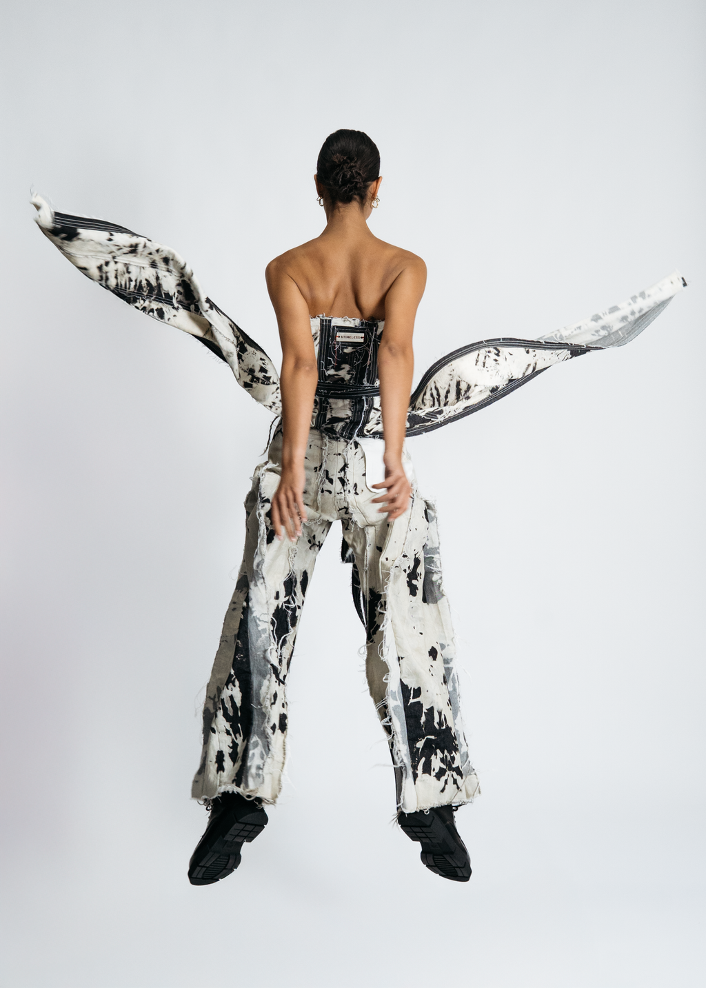 [SYSTEM ID: ERROR_400 – Black Rhythm Disrupted Corset]