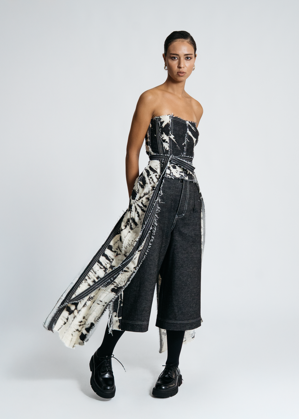 [SYSTEM ID: ERROR_400 – Black Rhythm Disrupted Corset]