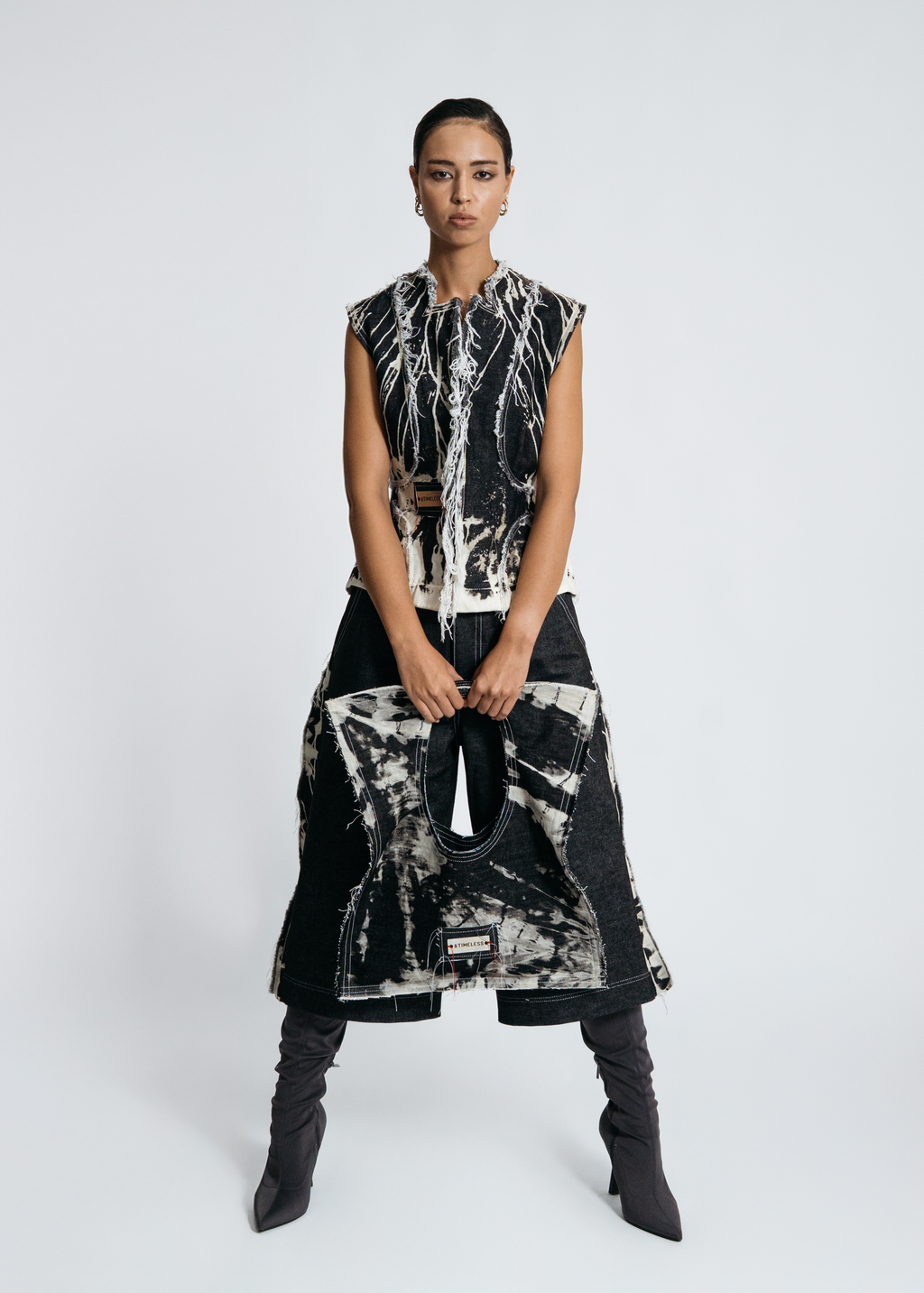 [SYSTEM ID: ERROR_302 – Black System Breach Tote Bag]